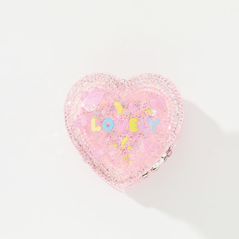 Wholesale 5pcs Heavy industry beads resin LOVE love beaded pen loose beads jewelry accessories beaded pen beads DIY material